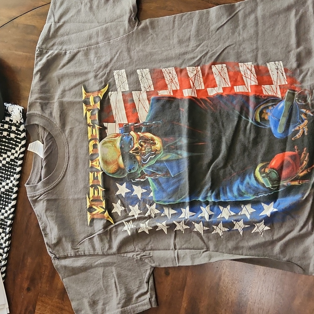 Megadeth tour tshirt medium